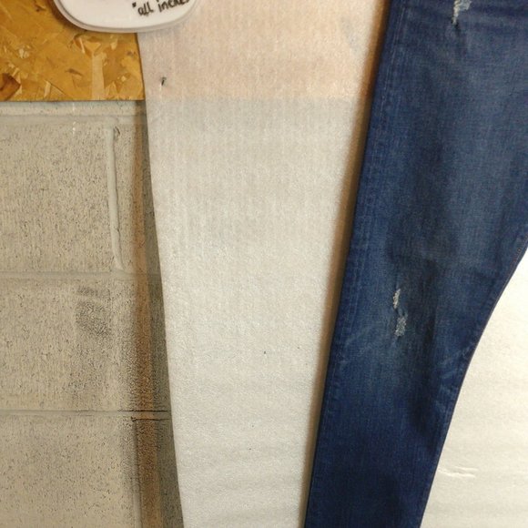 Levi's 501 Skinny Button Fly HighRise Blue Jean SONG FOR FOREVER -w30/Measuremnt - Picture 7 of 14